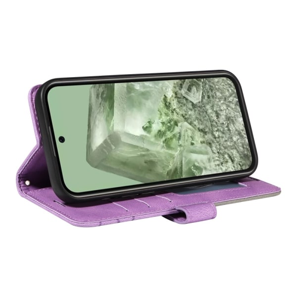Til Google Pixel 8a KT-serie-1 dobbeltfarve Purple