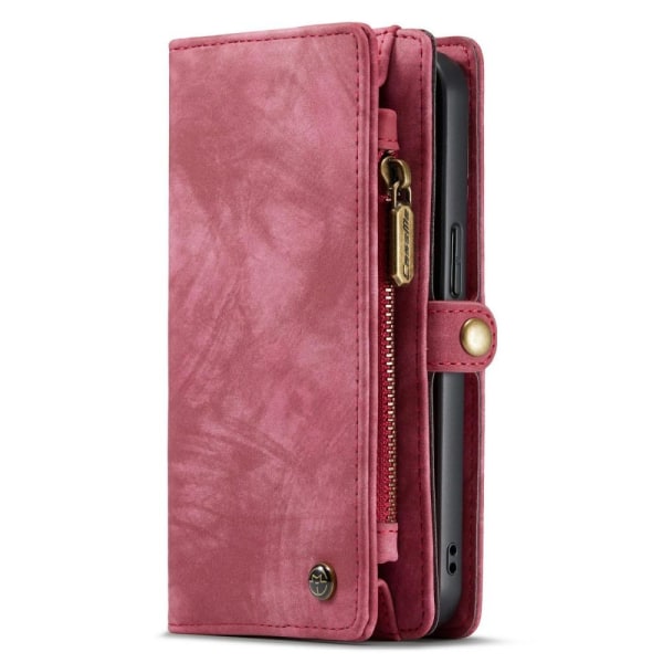 CASEME iPhone 13 Mini 2-in-1 Wallet Phone Shell - Red Red