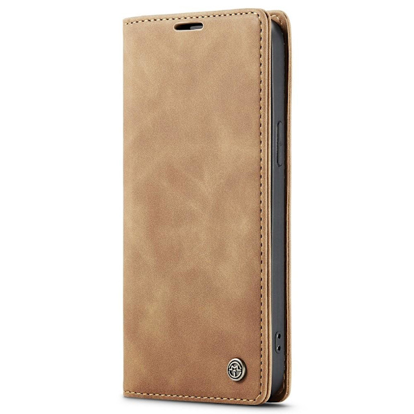 CASEME Retro tegnebog taske til iPhone 15 Plus - Brun Brown