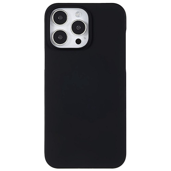 Rubberized Hard PC Case Protective Shell for iPhone 14 Pro - Black Black