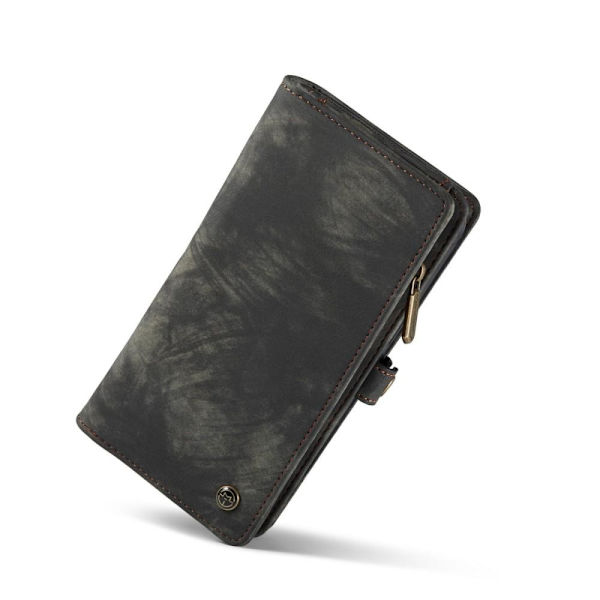 CASEME iPhone 12 Pro Max Retro Lommebok-deksel - Svart Black