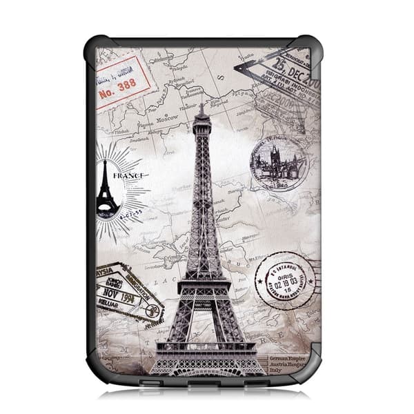 Kotelo PocketBook lukutabletille - Useita eri malleja - Eiffel - torni White