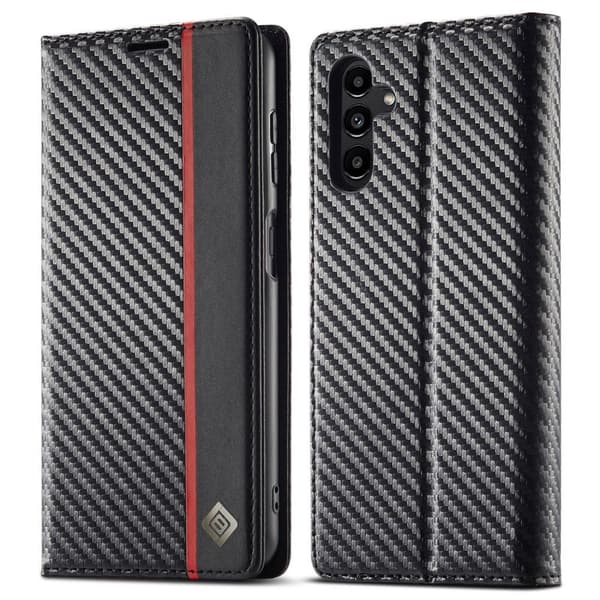 LC.IMEEKE Plånboksfodral till Samsung Galaxy A15 - Svart Svart