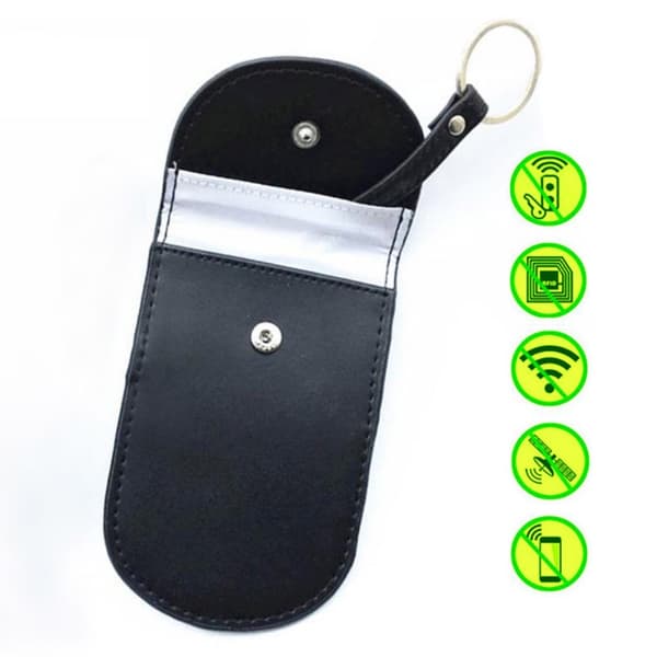 Auton avain Signaalin estopussi Varkaudenesto RFID - esto Black