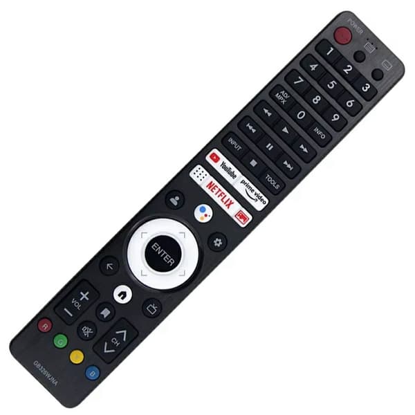 TV-fjernkontroll erstatning for GB326WJNA for Sharp TV-stemmefunksjon Black