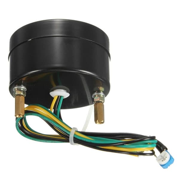 Motorsykkel modifisert drivstoffmåler 52MM 12V DC Universal LED Black