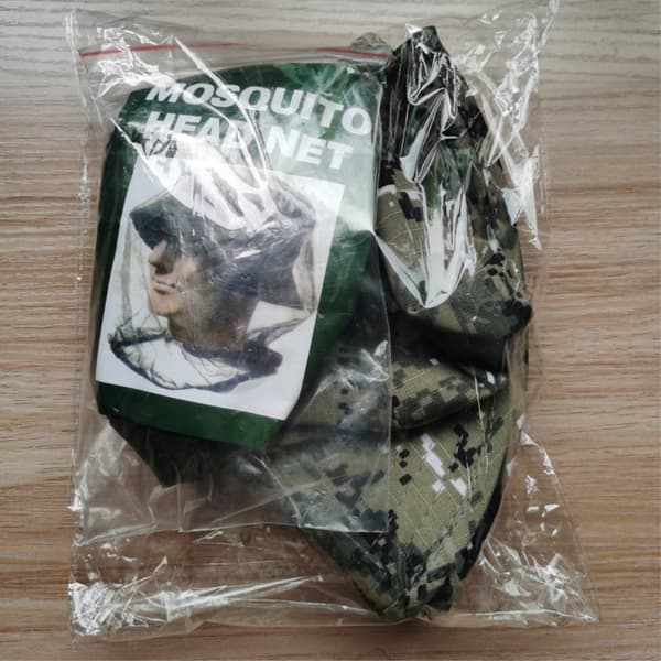 Camouflage bøttehat Kasket med myggenet campingfiskeri - Grøn Green