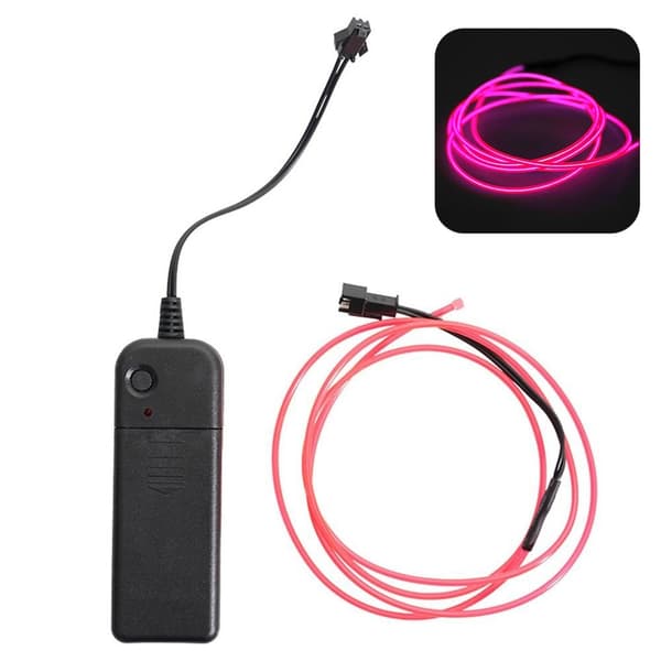 131cm Scooter Ambientelys Batteridrevet Taulys - Rosa Pink