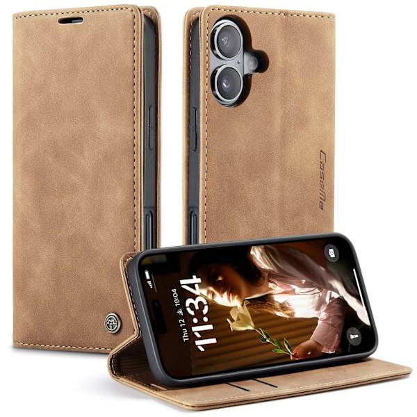 CASEME Lommebok-deksel Til iPhone 17 Brown