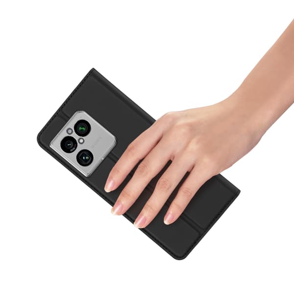 DUX DUCIS Puhelinkuori Korttitaskulla Sony Xperia 1 VIII:lle Black