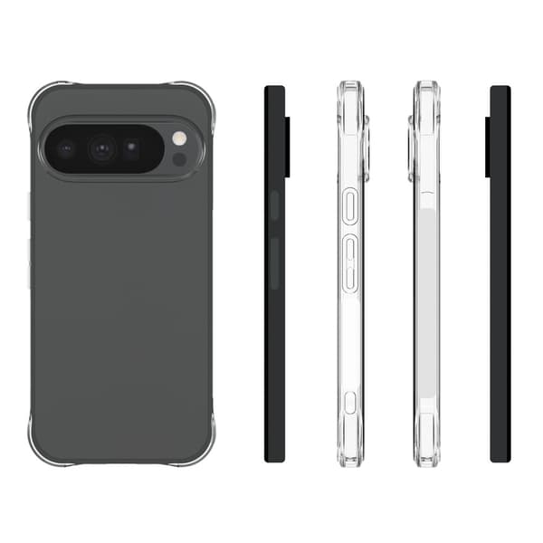WANLONFENG Puhelinkotelo näytönsuojalla Google Pixel 11 Pro XL:lle Transparent