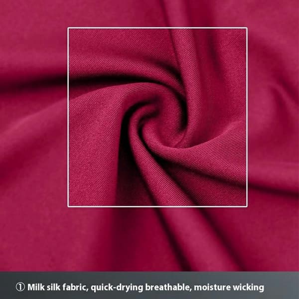 Muslimsk hodeplagg hijab pustende melkesilkehodeplagg - svart Black