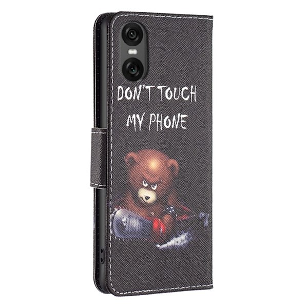 Til Sony Xperia 10 VI tegnebogstativetui mønstertelefoncover Multicolor