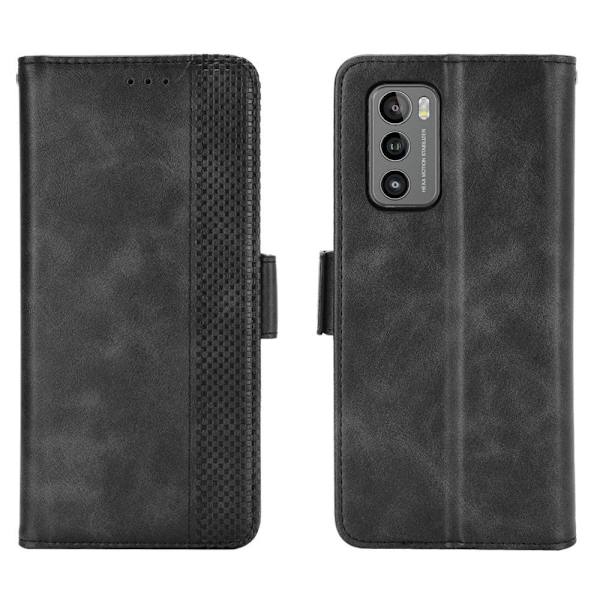 Crazy Horse Lompakkoteline LG Wing 5G: lle - Musta Black