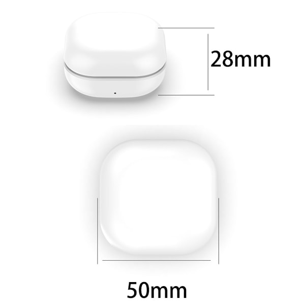 Docka för Samsung Galaxy Buds2 SM-177 Earbuds Laddningsfack Laddningskabel Vit