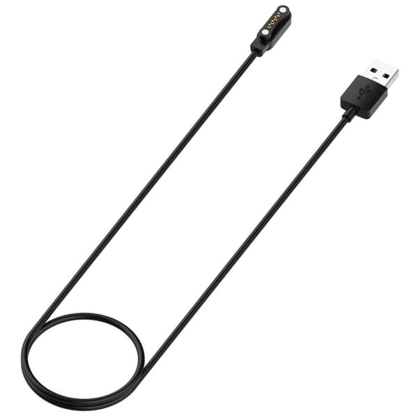 Til TicWatch GTH 2 Smart Watch 1m USB - opladningskabel Black