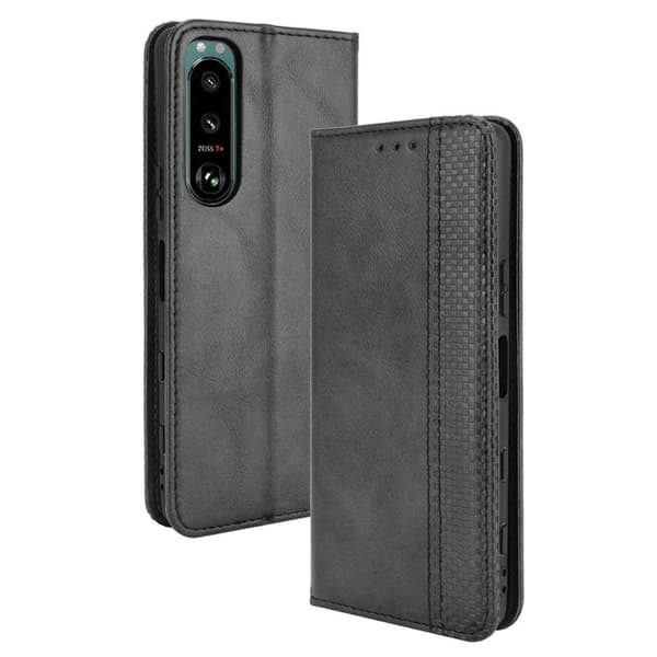 Pengebok Mobiltelefondeksel for Sony Xperia 5 III Black