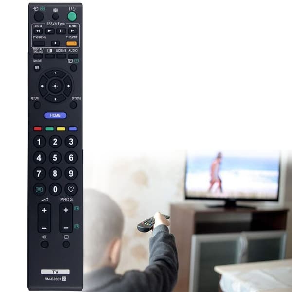 Fjärrkontroll Ersättning för RM-GD007 För Sony TV Svart