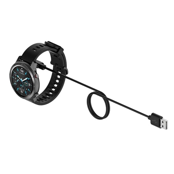 Oplader Haylou Watch 2 Pro RS4 Plus Solar Lite GST Lite Imilab Watch W01 Black