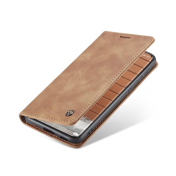 CASEME Retro lompakkokotelo Xiaomi Mi 11 - Ruskea Brown