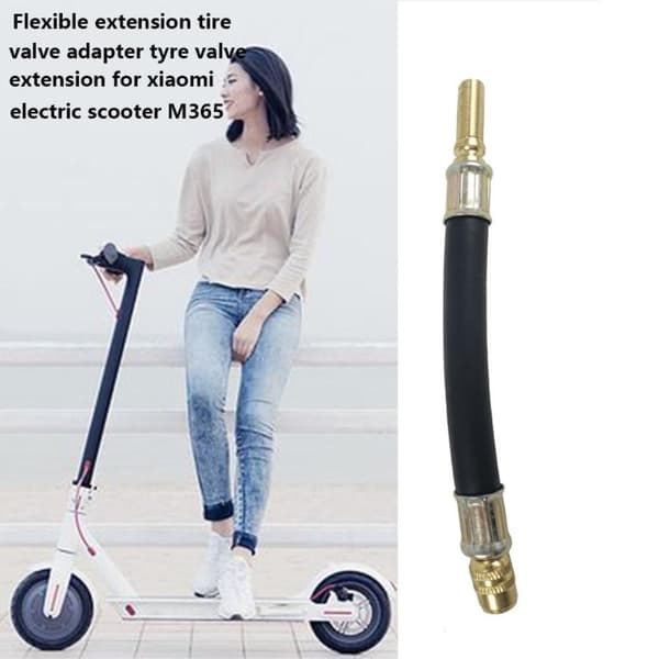 Forlengelsesrørventil Adapter for Xiaomi M365 El-Scooter Black