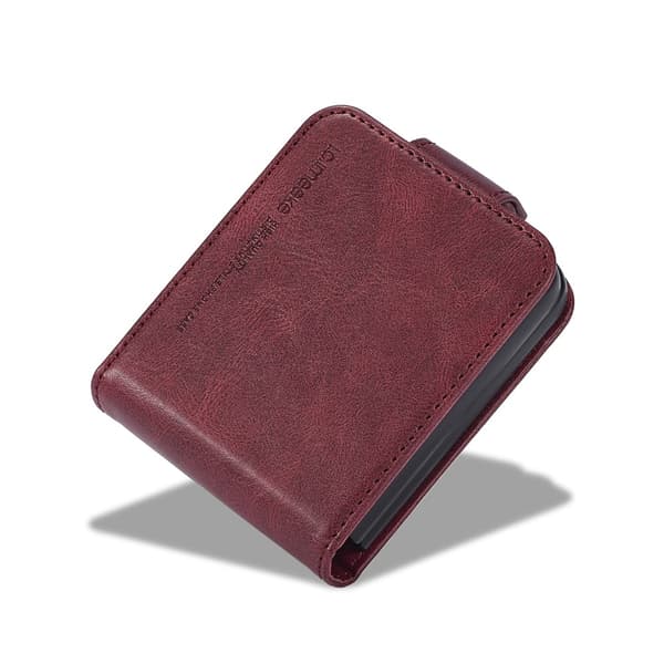 LC.IMEEKE Telefonpungcover med støtteben til Samsung Galaxy Z Flip8 Red