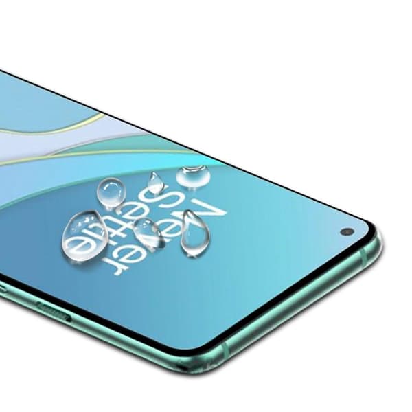 AMORUS OnePlus 8T Härdat glas - Svart Transparent