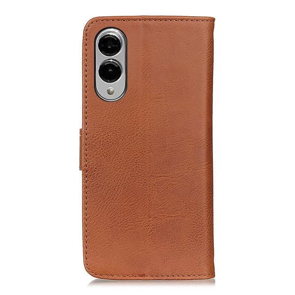 KHAZNEH Samsung Galaxy S25 Edge  Plånboksfodral Brun