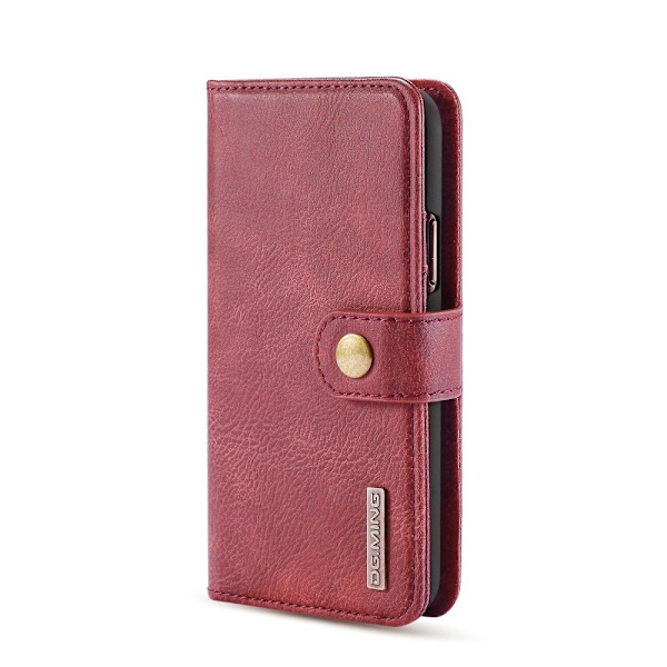 DG.MING iPhone 11 Pro Max Split Lommebok - deksel I Lær - Rød Red