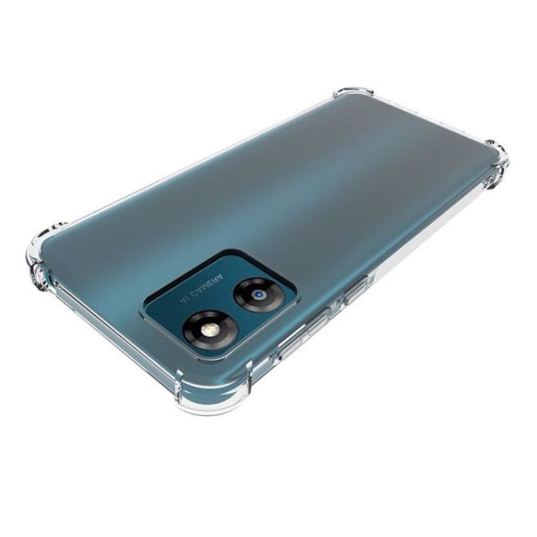 Motorola Moto E13 4G Slimmat TPU skal TRANSPARANT Transparent