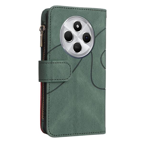 KT Wallet Case til Xiaomi Redmi 14C Green