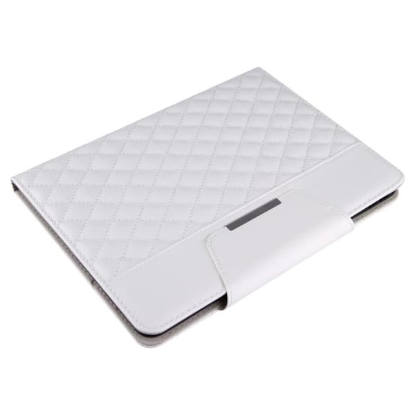 Til iPad 10.2 (2021)/(2020)/(2019) Broderigitter Tabletcover White