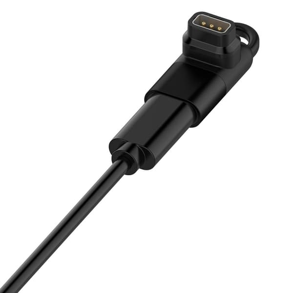 Adapter / Lader W332 for Coros Pace Pro med USB-C-kontakt Black