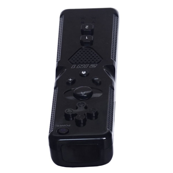 2-i-1 Kompatibel med Wii-kontroller Motion Plus Svart Black