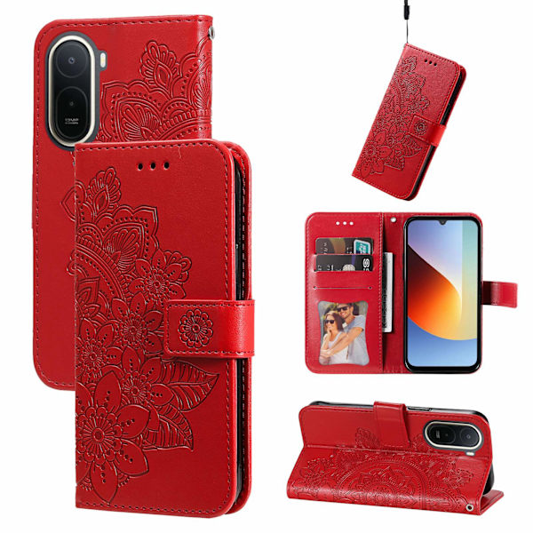 Pungetui til Xiaomi Poco C85x 5G / Redmi A7 Pro 4G / Redmi A7 Pro 5G Red