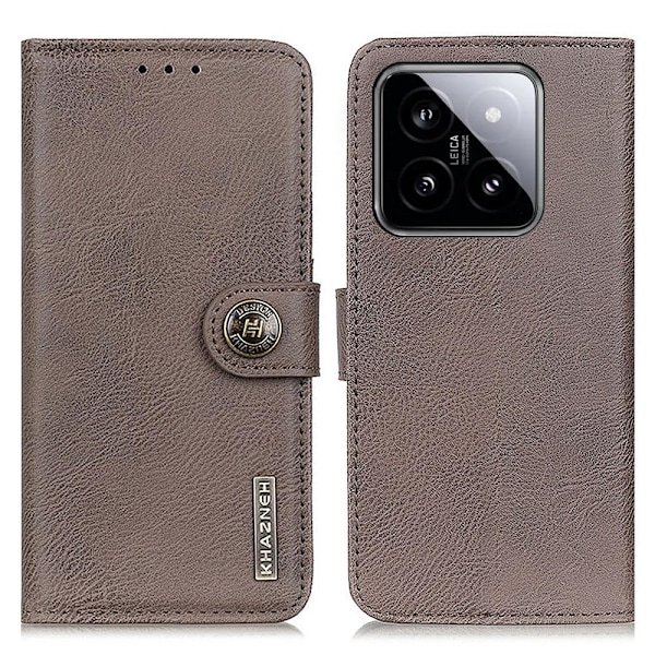 KHAZNEH Til Xiaomi 14 Case Shell Khaki Khaki