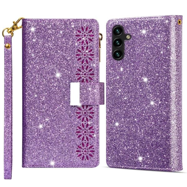 Etui til Samsung Galaxy A16 5G / A16 4G Stjerneklar Himmel - Lilla Purple