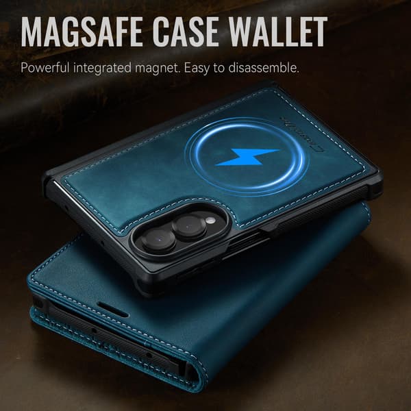 CASEME Magnetisk telefonlommebokdeksel til Samsung Galaxy Z Fold8 Green