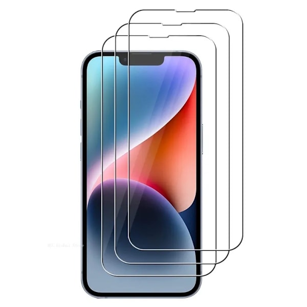 3 kpl. Lasi / näyttösuojus iPhone 15 Plus Transparent