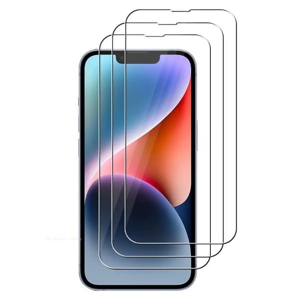 3st Härdat glas / skärmskydd till iPhone 15 Plus Transparent
