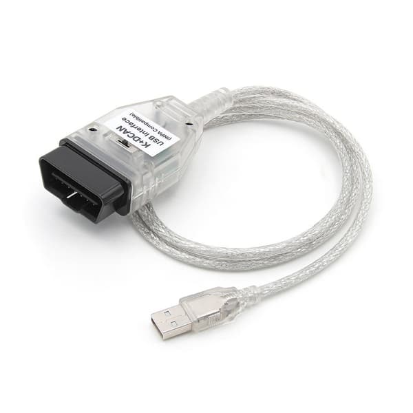 Feilkodeleser K+DCAN K-CAN FTDI-brikke for E60 E61 E83 E81 E87 OBD2 OBD 2 Black
