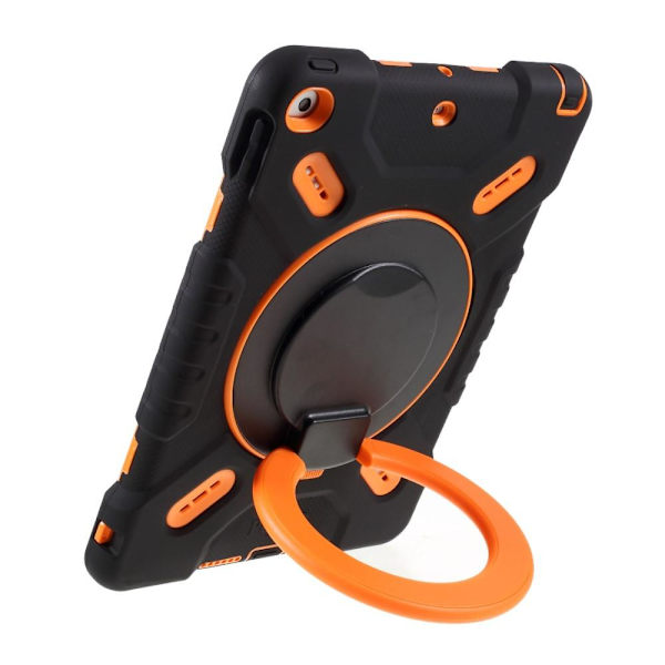 PEPKOO iPad 10.2 2021/2020/2019 Extreme Armor - Svart/Orange Svart