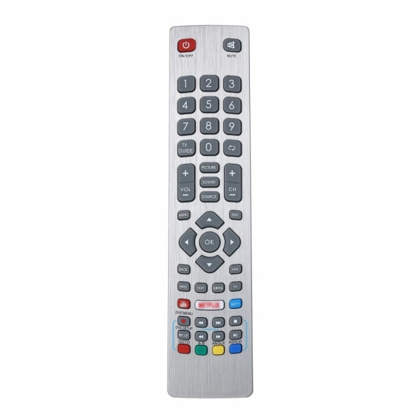 TV fjärrkontroll Ersättning för Sharp Aquos grå