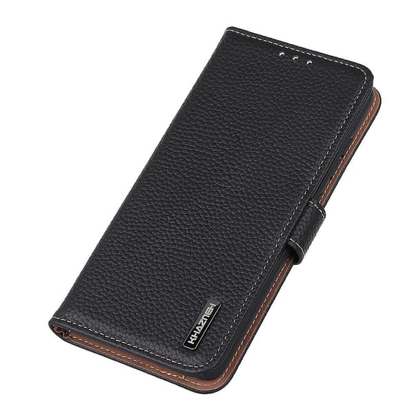 KHAZNEH Til Xiaomi 17T Læder Wallet Cover Black