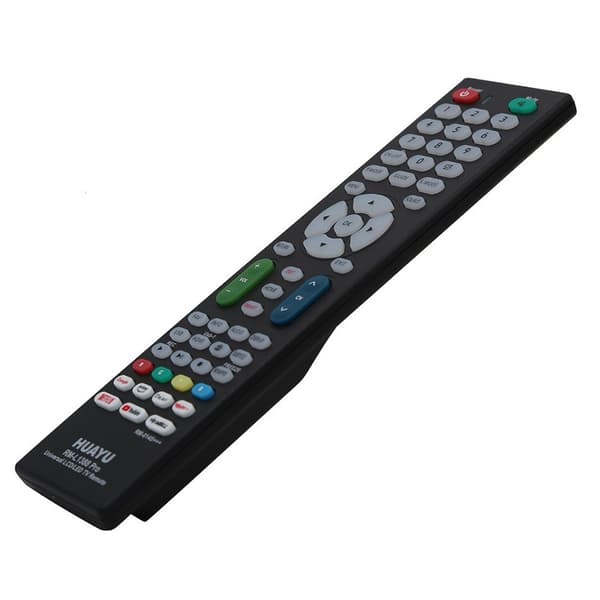 HUAYU RM-L1388 Pro TV-fjernkontroll Erstatning for LCD LED Black