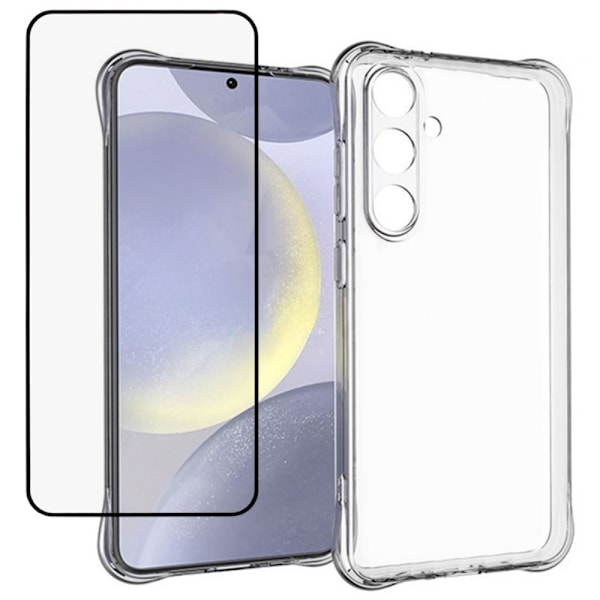 Samsung Galaxy A36 5G:lle Läpinäkyvä 2,0 mm TPU Suojakuori ja Karkaistu Näytönsuoja Transparent