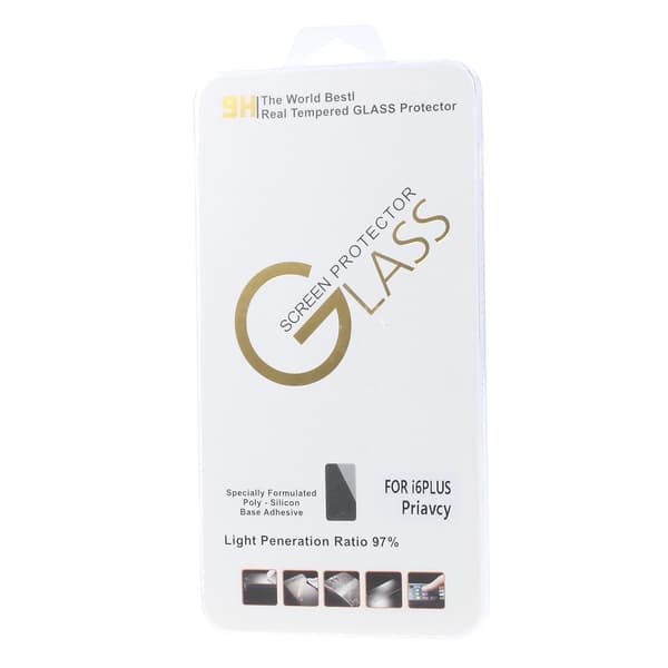 Privacy Hærdet Glass til Iphone 6/6s Transparent