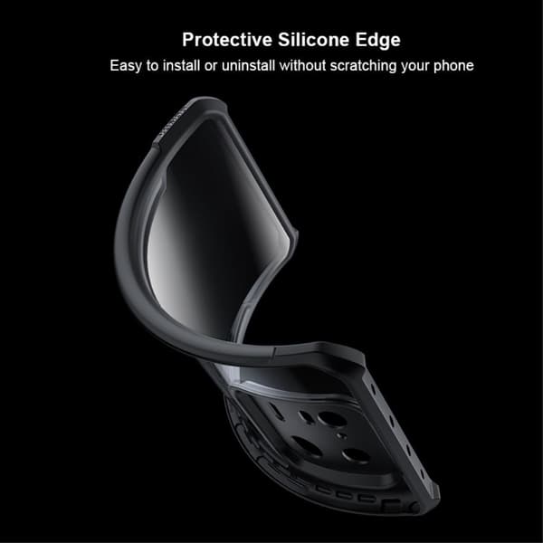 XUNDD Bakdeksel for Xiaomi 13 Pro Akryl+TPU Telefonveske Black