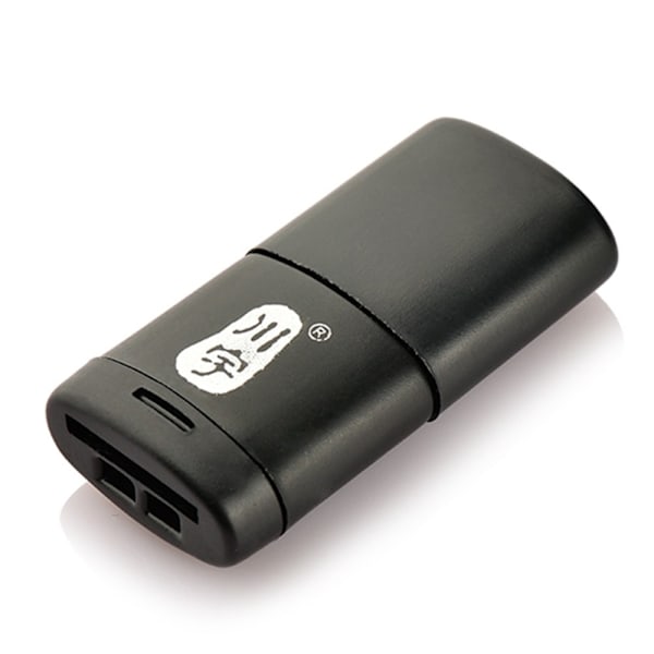 KAWAU Adapter USB 2.0 60MB/s TF-kortlæser Hukommelseskortlæser Kortlæser Black