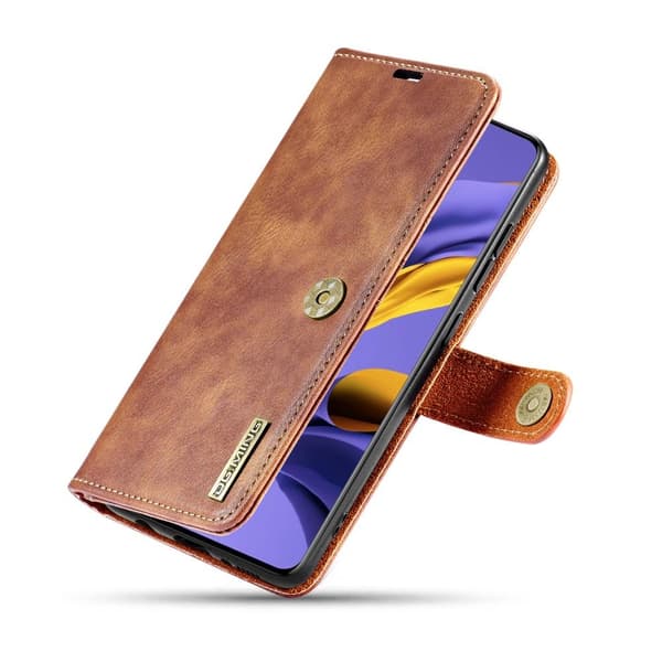 DG.MING Samsung Galaxy A51 Split Lommebok - deksel I Lær - Brun Brown